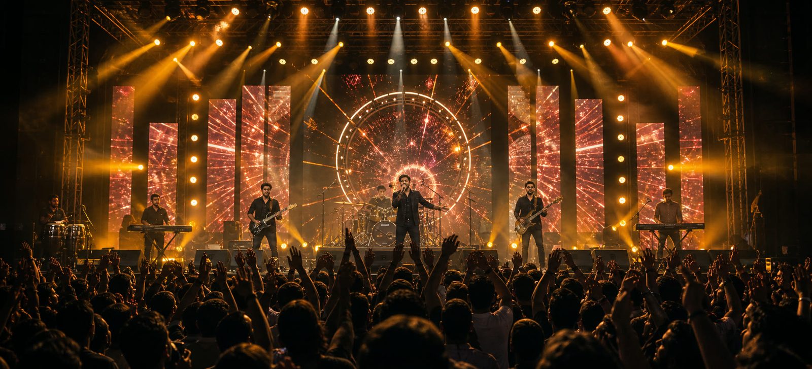 Concert stage lights