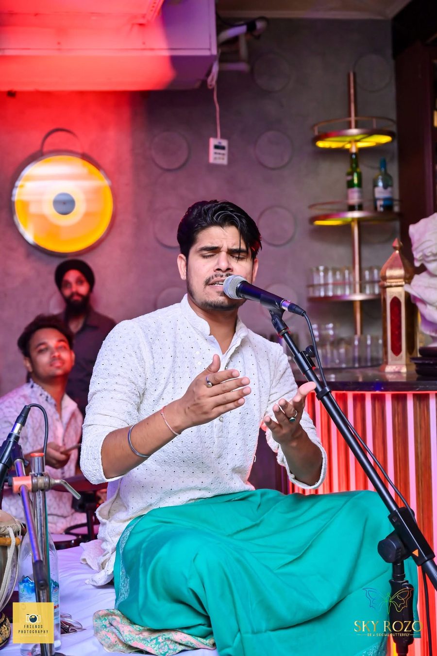 Satender Verma performing